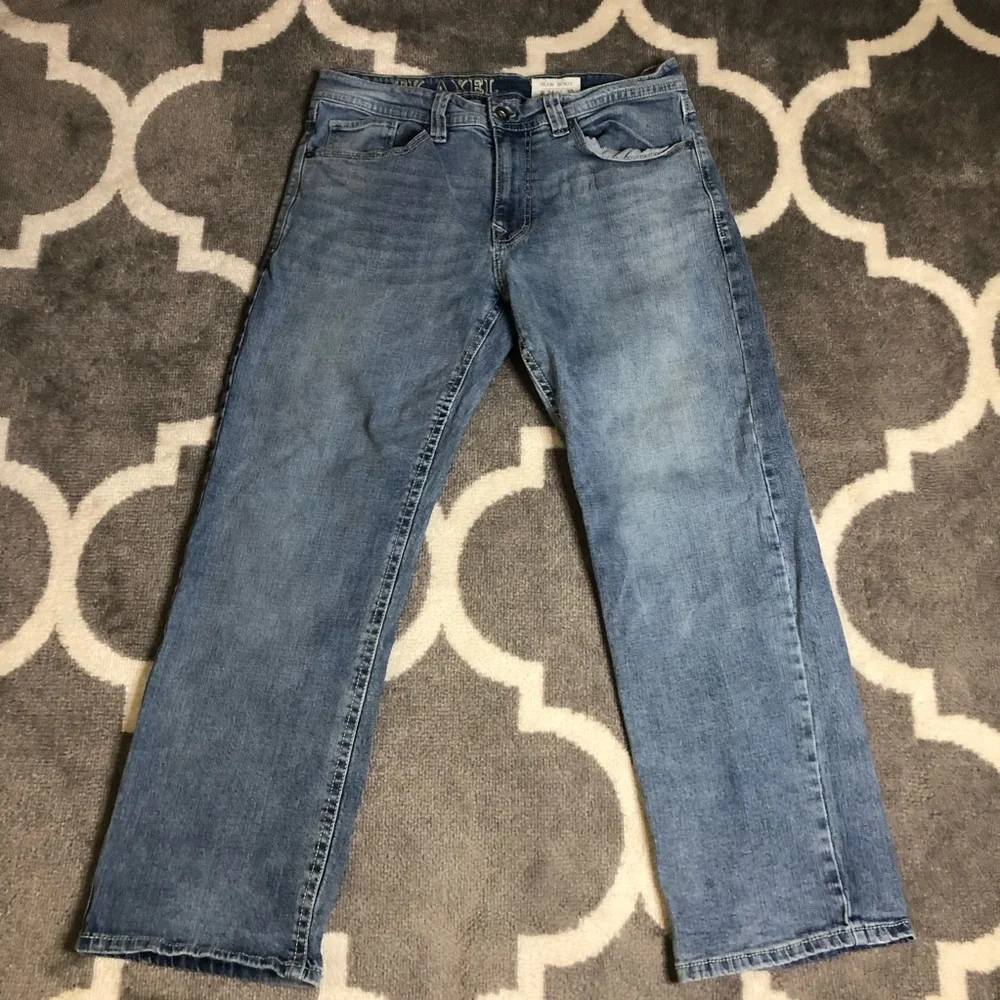 TK AXEL Jeans Mens Slim Boot 34 Denim Jeans Bootcut Blue Casual